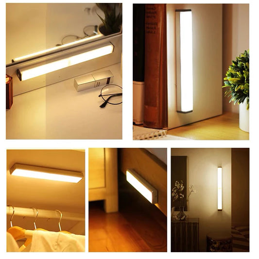 "Rechargeable Wireless LED Motion Light - Brighten Any Space!" - Blessed Home Essential