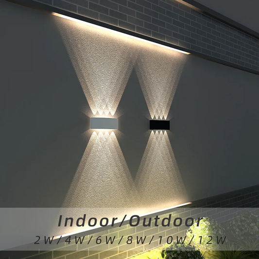 "Glow Guard: Versatile Waterproof LED Wall Lamp for Indoors & Outdoors" - Blessed Home Essential